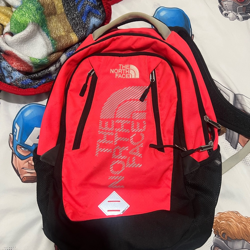 The North Face Red and Black Women's Backpack